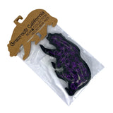 Geometric Purple Removable Bear Patch