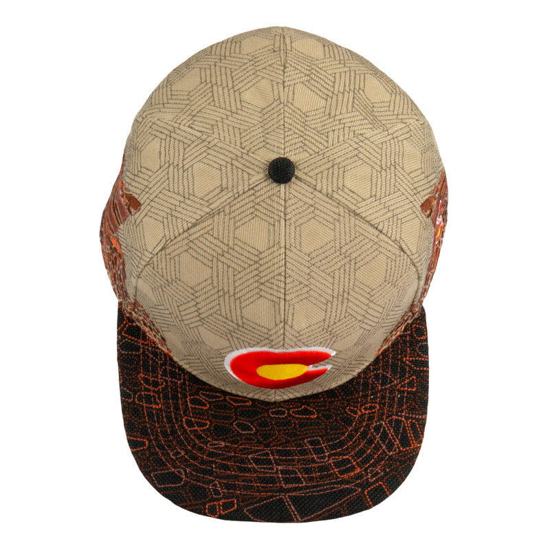 Red Rocks V3 Tan Fitted Hat