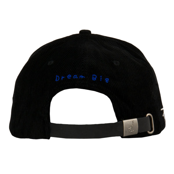 Phlo Designs Columbine Removable Logo Black Strapback Hat