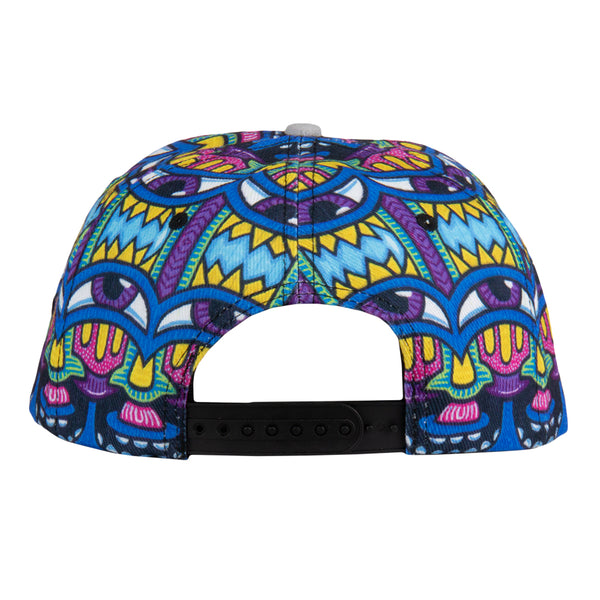 Chris Dyer Harmoneyes Blue Pattern Snapback Hat