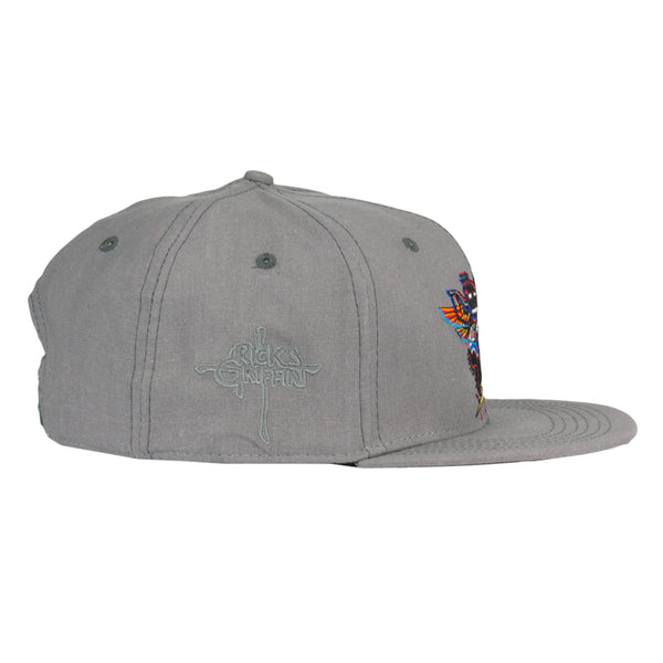 Rick Griffin Hopi Mask Gray Snapback Hat