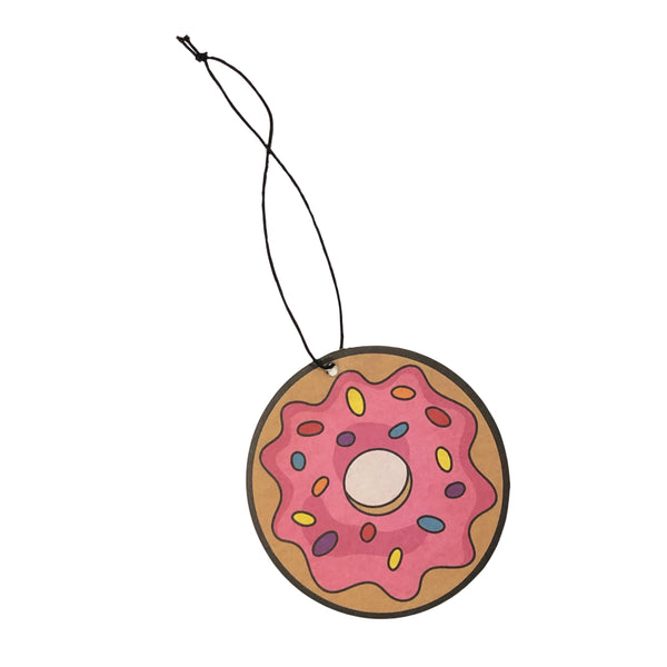 KGB Glass Pink Sprinkle Donut Air Freshener