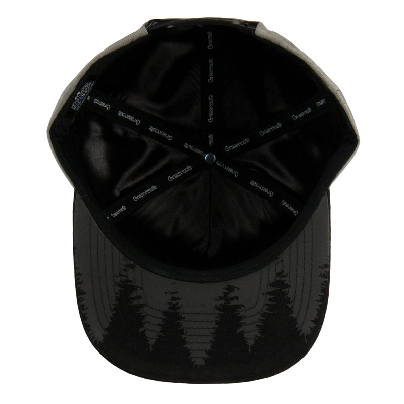 Bear Paw Gray Snapback Hat