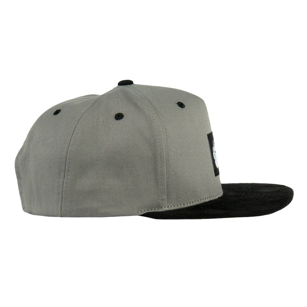 Bear Paw Gray Snapback Hat