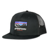 Mile High Sunset Dri-Bear Black Mesh Snapback Hat