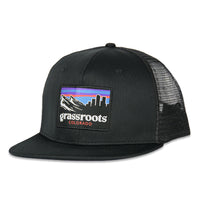 Mile High Sunset Dri-Bear Black Mesh Snapback Hat