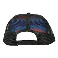 Mile High Sunset Dri-Bear Black Mesh Snapback Hat