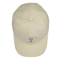 Simply Sprouted Cream Purple Dad Hat