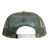 Removable Bear Gray Wolf Mesh Snapback Hat