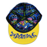 Chris Dyer Harmoneyes Blue Pattern Fitted Hat