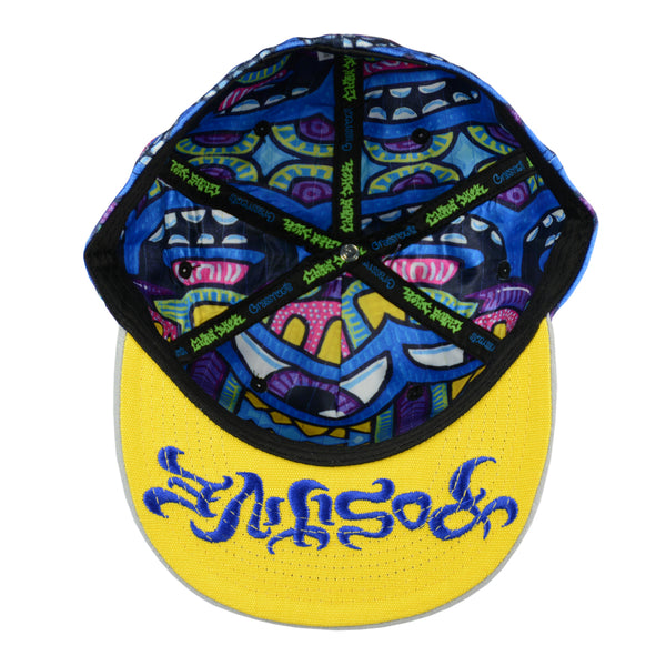 Chris Dyer Harmoneyes Blue Pattern Fitted Hat