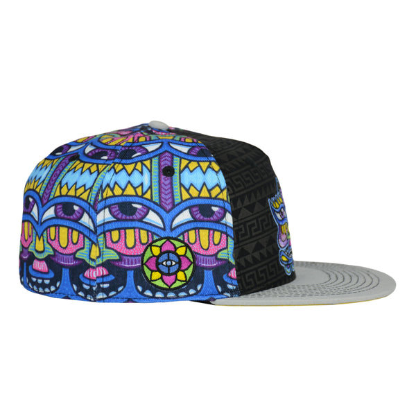 Chris Dyer Harmoneyes Blue Pattern Fitted Hat