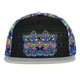 Chris Dyer Harmoneyes Blue Pattern Fitted Hat