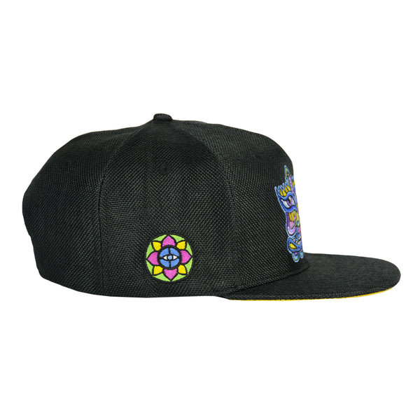 Chris Dyer Harmoneyes Blue Black Snapback Hat