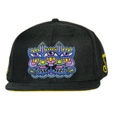 Chris Dyer Harmoneyes Blue Black Snapback Hat
