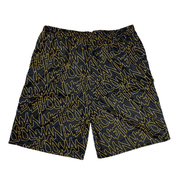 Method Man Killa Bees Script Mesh Shorts