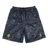 Honey Bear Black Honeycomb Mesh Shorts