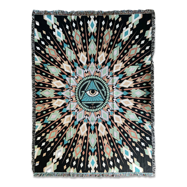 San Pedro Del Sol V3 Black Blanket