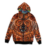 Amanda Vela Bear V2 Reversible Zip Up Hoodie