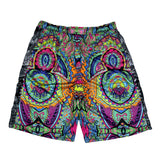 Amanda Vela Bear V2 Blue Mesh Shorts