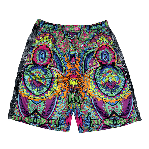 Amanda Vela Bear V2 Blue Mesh Shorts