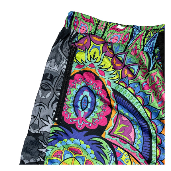 Amanda Vela Bear V2 Blue Mesh Shorts