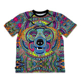 Amanda Vela Bear V2 Blue T Shirt