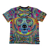 Amanda Vela Bear V2 Blue T Shirt