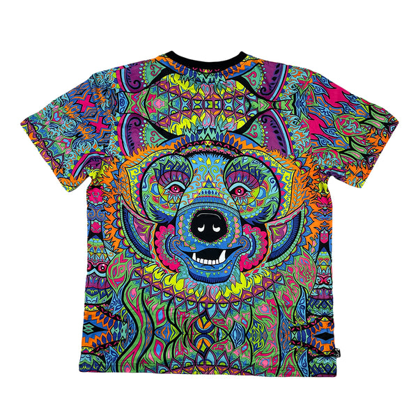 Amanda Vela Bear V2 Blue T Shirt