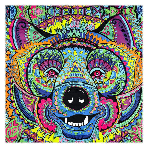 Amanda Vela Bear V2 Blue T Shirt