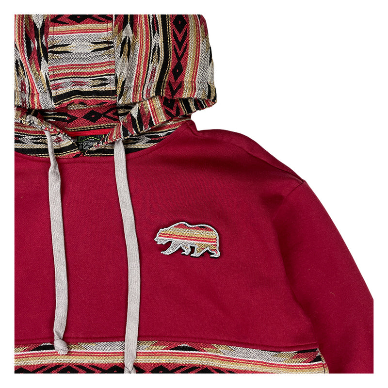 Removable Bear Redstone Tall Pullover Hoodie