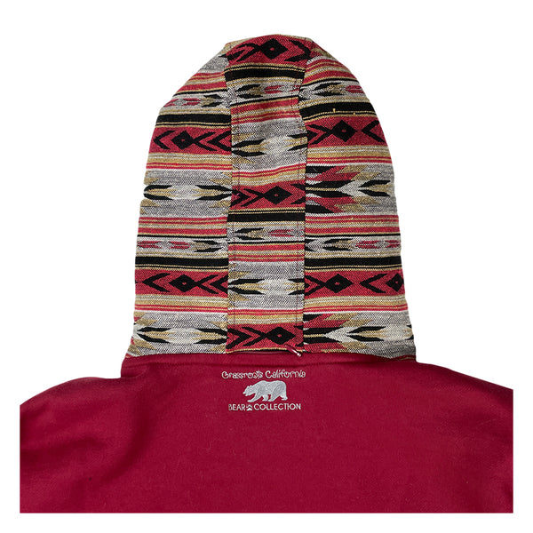 Removable Bear Redstone Tall Pullover Hoodie