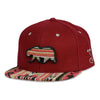 Removable Bear Redstone Fitted Hat