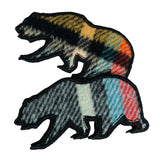 Pastel Flannel Removable Bear Patch