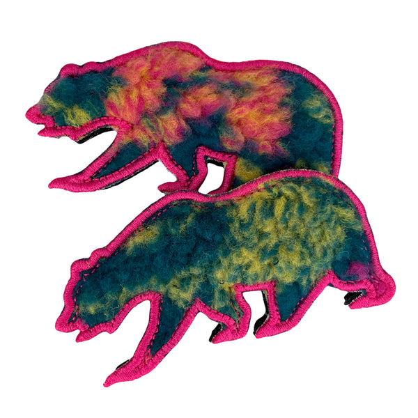 Trippy Tundra Removable Bear Patch