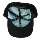 Removable Bear Pastel Flannel Earflap Fitted Hat