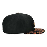 Removable Bear Copper Plateau Black Fitted Hat