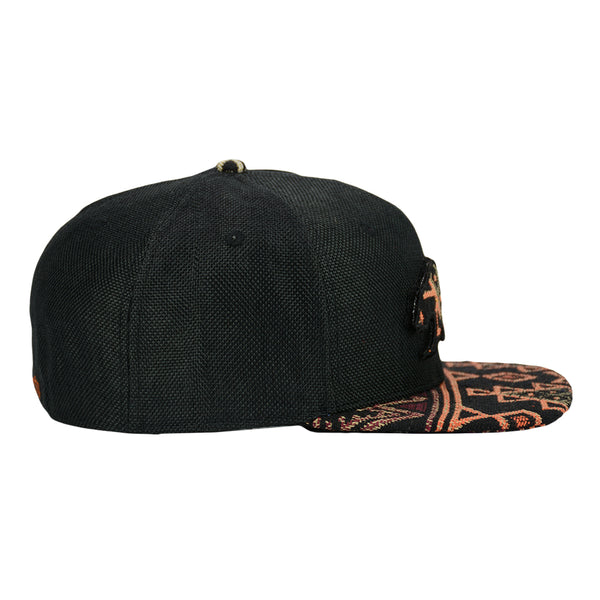 Removable Bear Copper Plateau Black Fitted Hat