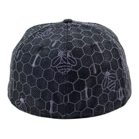 Honey Bear Black Fitted Hat