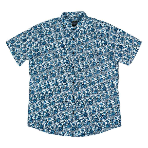 Blue River Paisley Short Sleeve Button Up Shirt