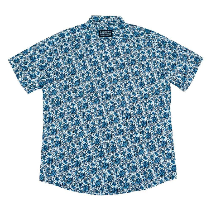 Blue River Paisley Short Sleeve Button Up Shirt