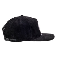 Equinox Howl Black Corduroy Zipperback Hat