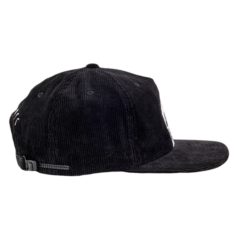 Equinox Howl Black Corduroy Zipperback Hat