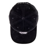 Equinox Howl Black Corduroy Zipperback Hat