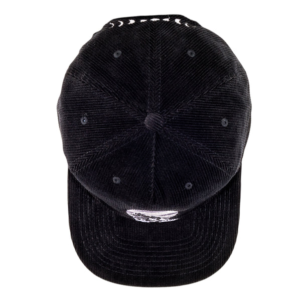 Equinox Howl Black Corduroy Zipperback Hat