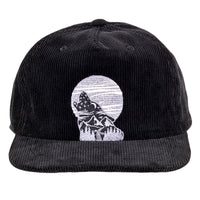 Equinox Howl Black Corduroy Zipperback Hat