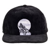 Equinox Howl Black Corduroy Zipperback Hat