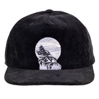 Equinox Howl Black Corduroy Zipperback Hat
