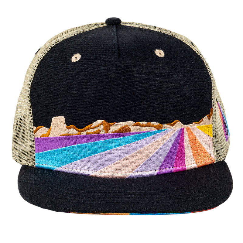 Jerry Garcia Playa Vista Tan Mesh Snapback Hat