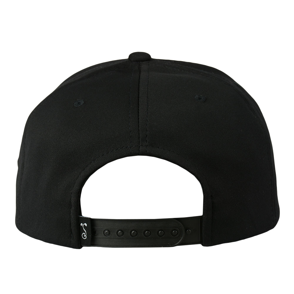 Grassroots Paw Print Black Dri-Bear Pro Fit Snapback Hat Black / Snapback / L/XL